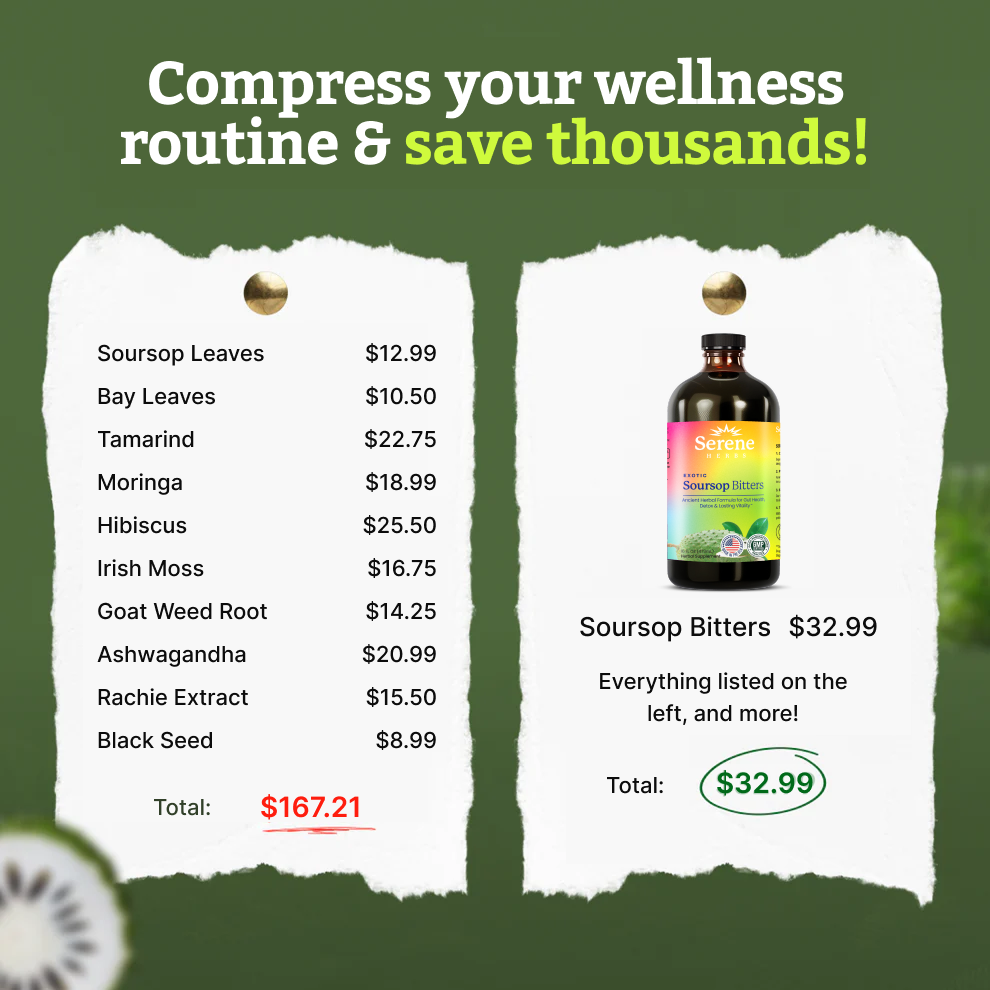 Serene Herbs Soursop Bitters (2 Bottles)