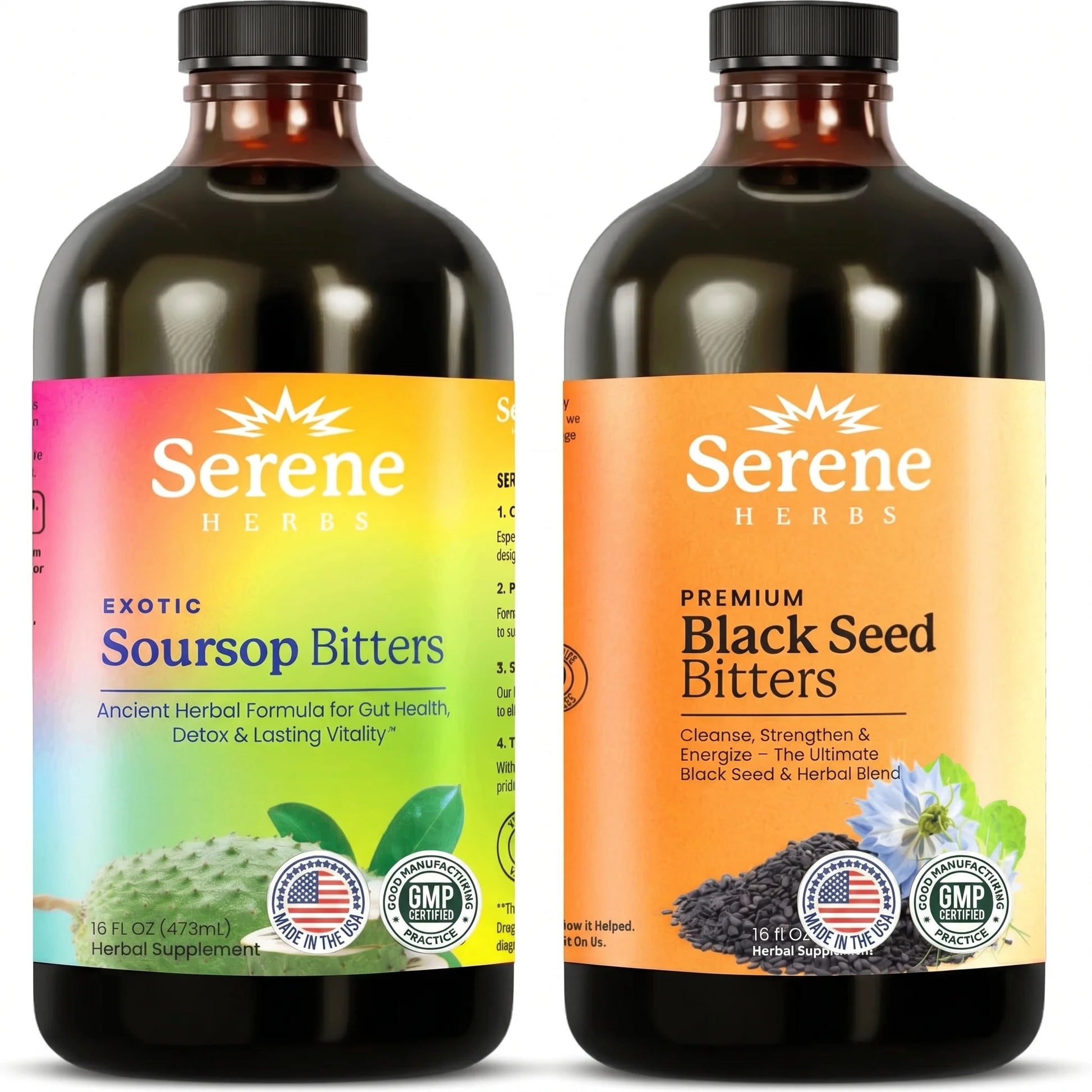 Black Seed Bitters Bundle – ( BUY 1 + GET 1 Soursop Bitters ）