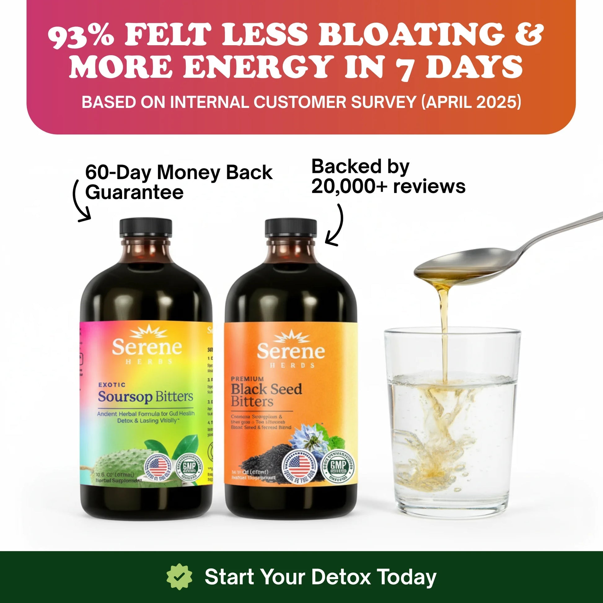 Black Seed Bitters Bundle – ( BUY 1 + GET 1 Soursop Bitters ）