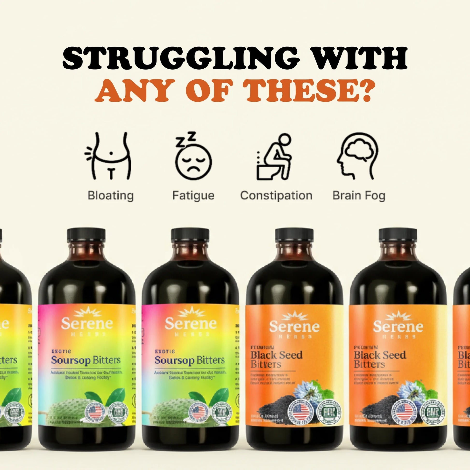 Black Seed Bitters Bundle – ( BUY 1 + GET 1 Soursop Bitters ）