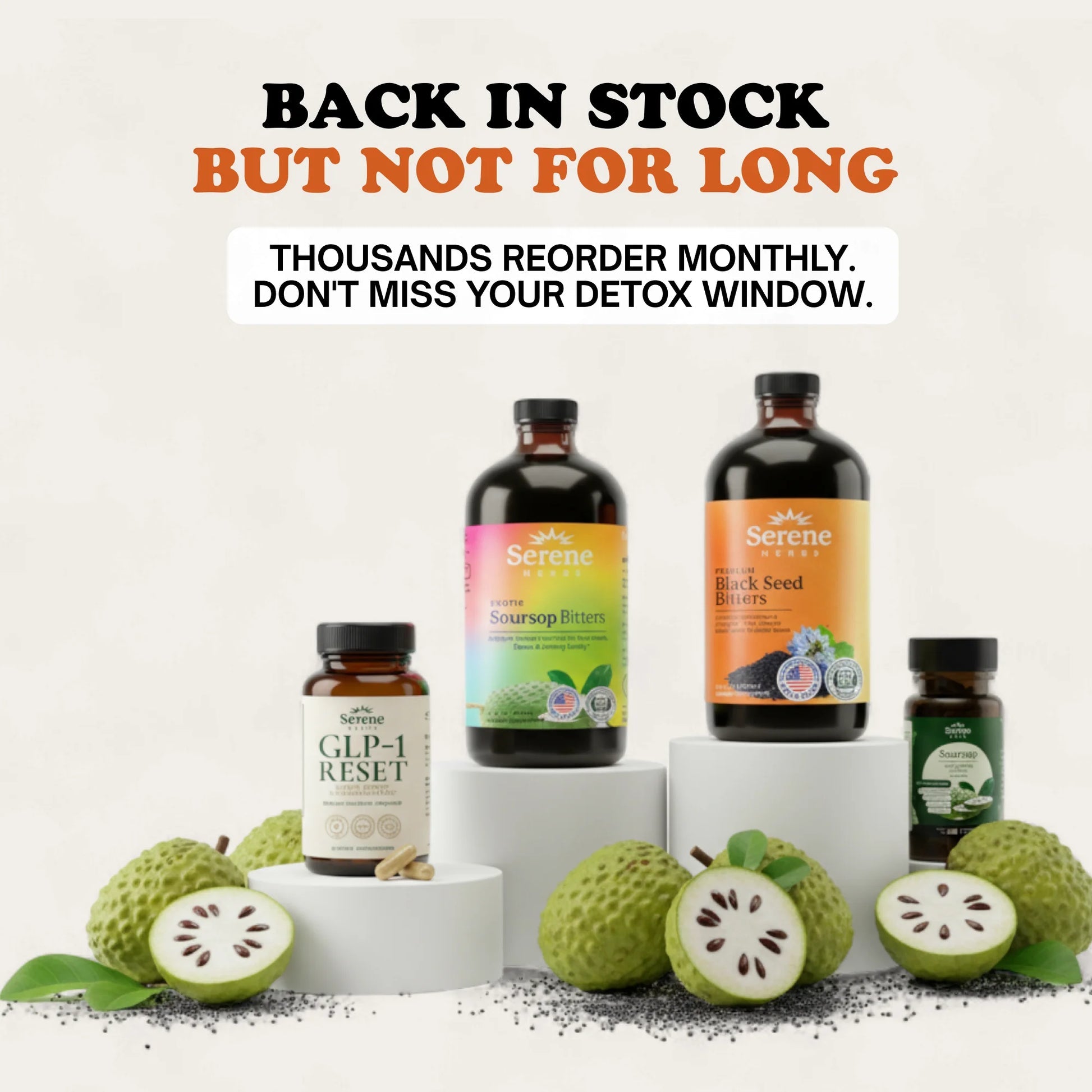 Black Seed Bitters Bundle – ( BUY 1 + GET 1 Soursop Bitters ）